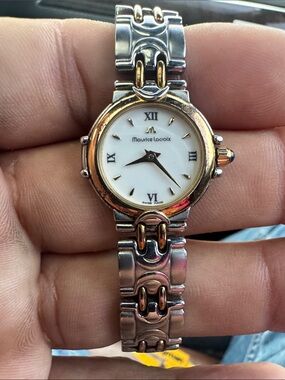 Maurice Lacroix Two-Tone Ladies Watch Swiss Made with White Dial